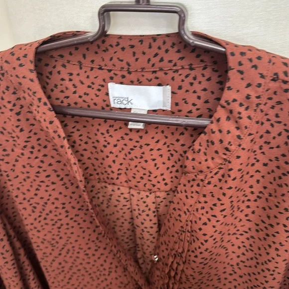 Women’s animal print blouse in 1X NWT Nordstrom - Picture 7 of 8